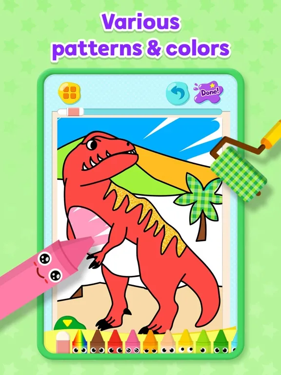 Pinkfong Coloring Fun iPad  স্ক্রিনশট