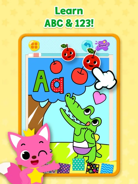 Pinkfong Coloring Fun iPad  স্ক্রিনশট