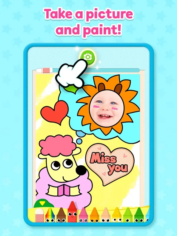 Pinkfong Coloring Fun iPad  স্ক্রিনশট