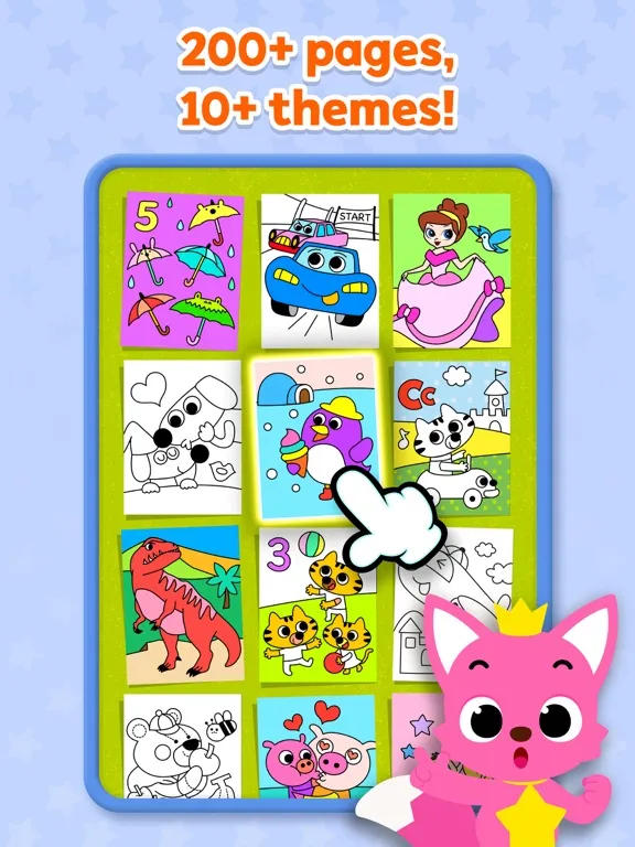 Pinkfong Coloring Fun iPad  স্ক্রিনশট