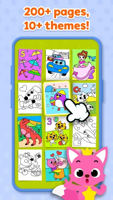 Pinkfong Coloring Fun স্ক্রিনশট
