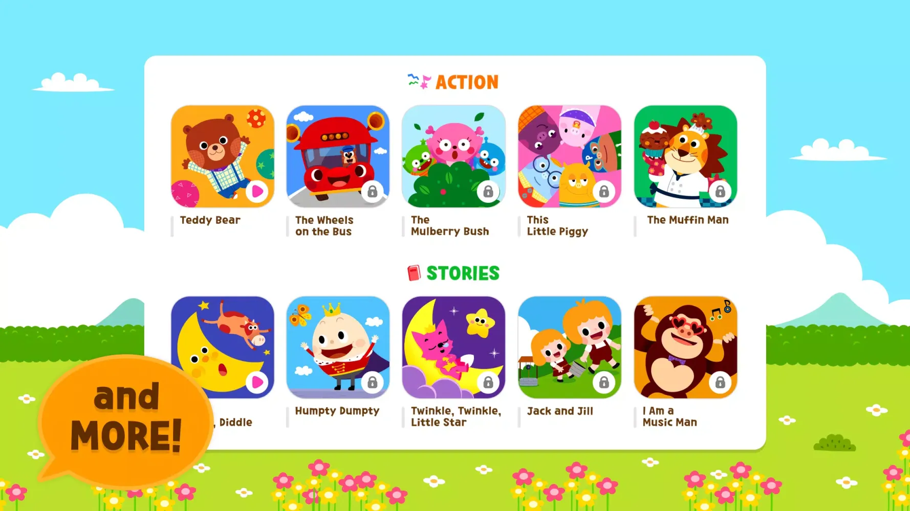 Capturas de tela do Pinkfong Mother Goose for Kids