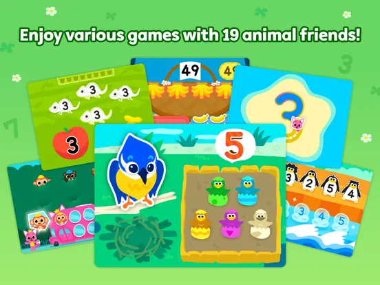 Zrzuty ekranu Pinkfong Numbers Zoo: Kid Math iPad 