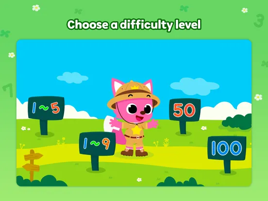 Zrzuty ekranu Pinkfong Numbers Zoo: Kid Math iPad 