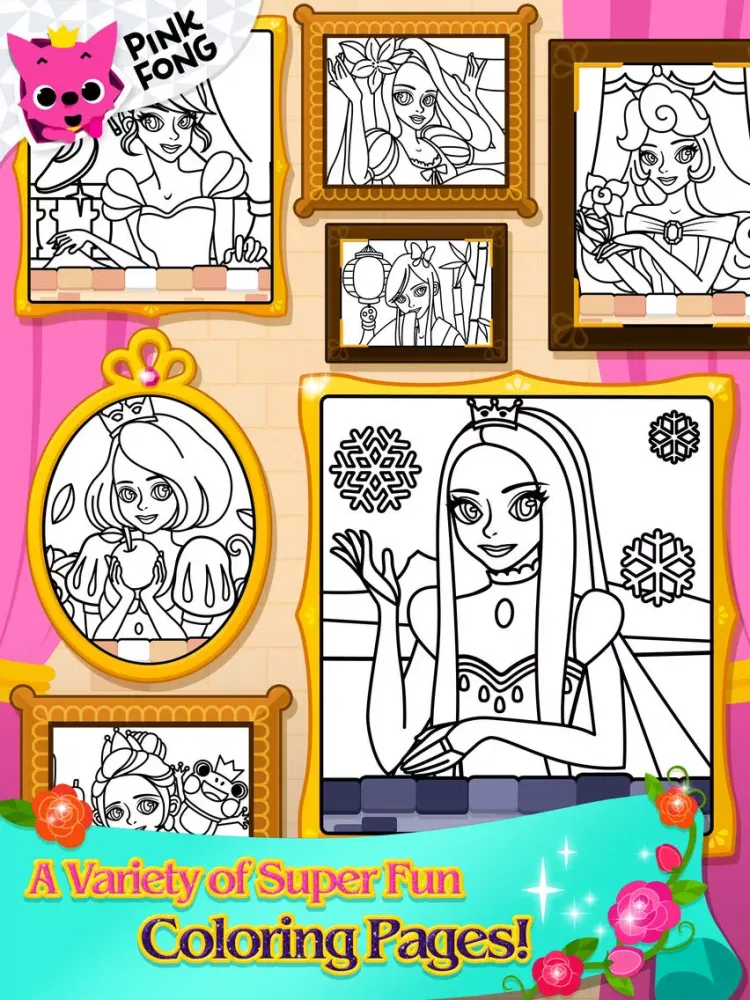 Capturas de pantalla de The Princess Coloring Book iPad 