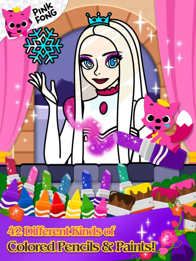 Capturas de pantalla de The Princess Coloring Book iPad 