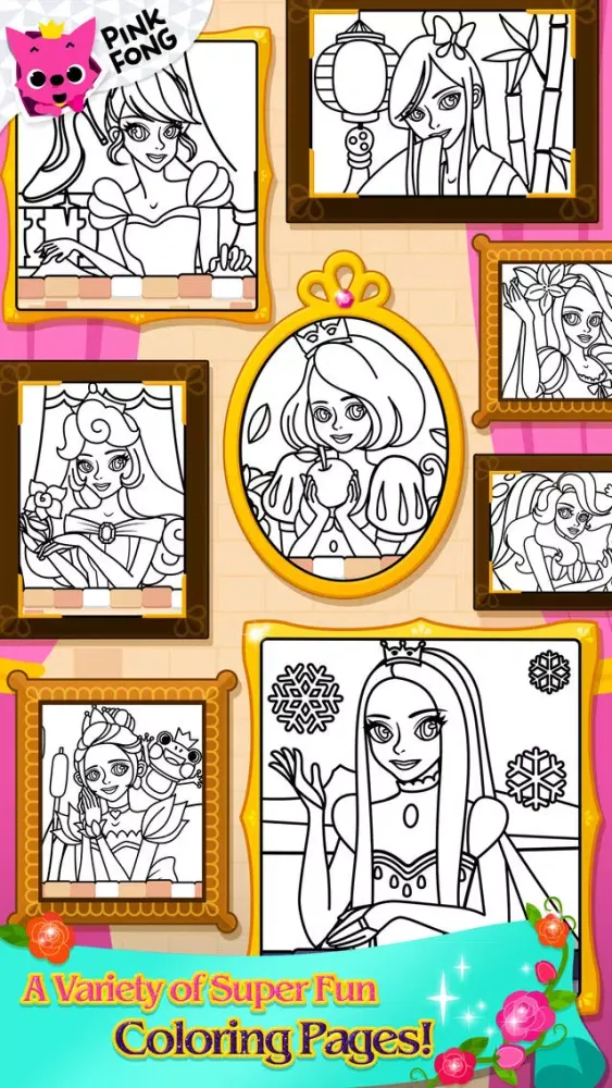 Capturas de pantalla de The Princess Coloring Book