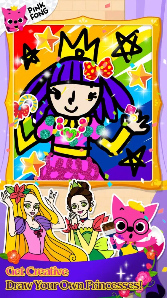 Capturas de pantalla de The Princess Coloring Book