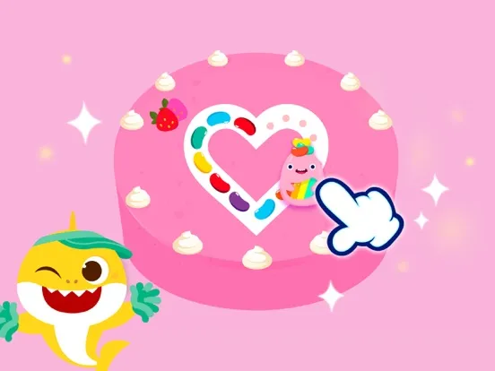 Tangkapan layar Pinkfong Tracing World iPad 