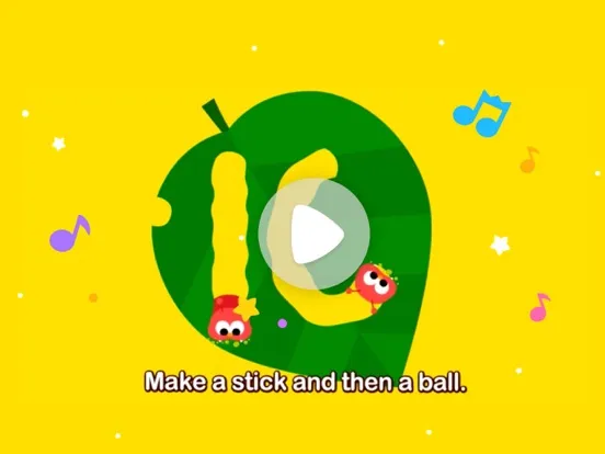 Tangkapan layar Pinkfong Tracing World iPad 
