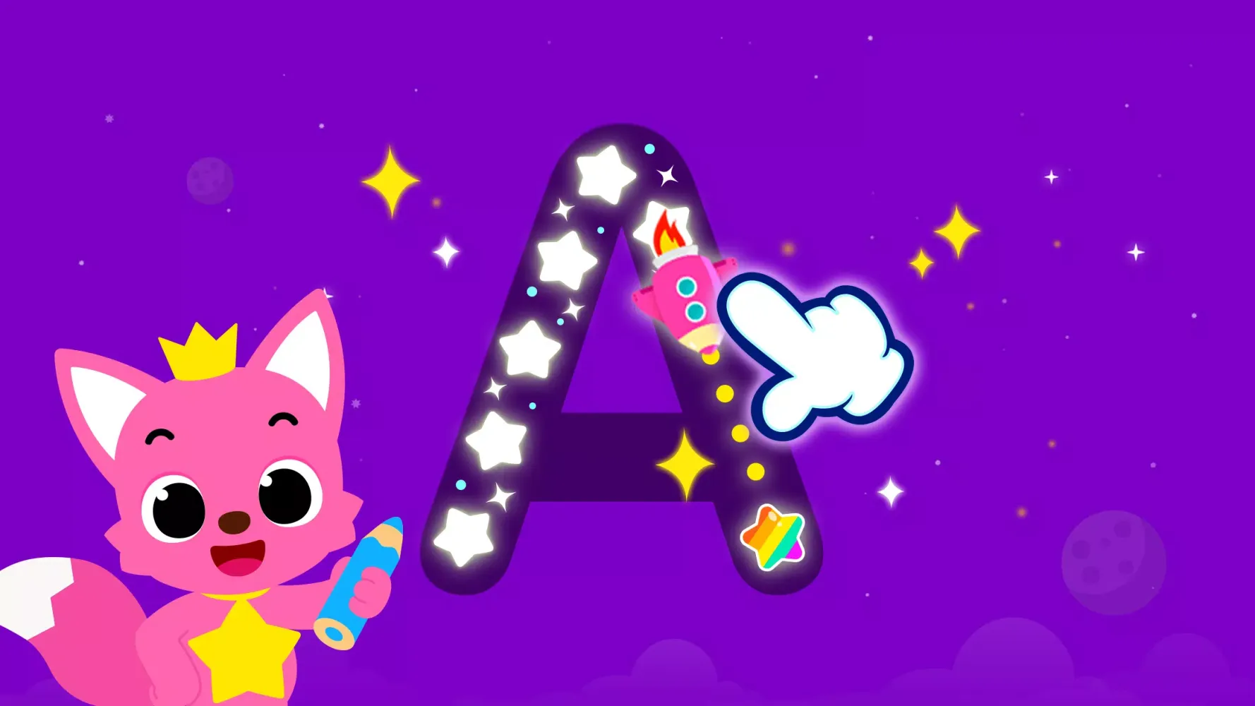 Capturas de tela do Pinkfong Tracing World : ABC