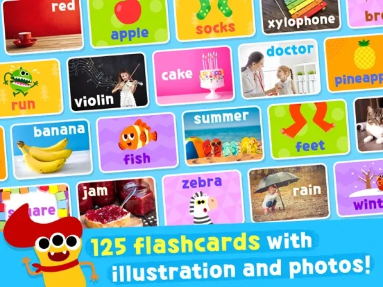 Capturas de tela do Pinkfong Word Power iPad 