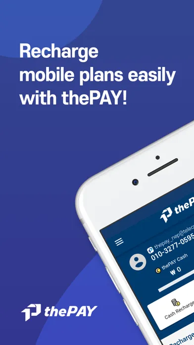 Tangkapan layar thePAY Mobile Recharge