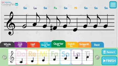 Coding Pet Milky Music Coding Screenshots