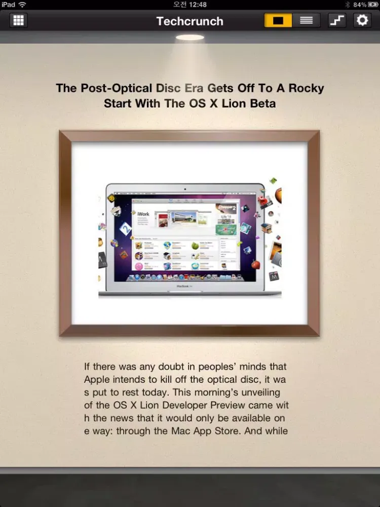 Captures d'écran de News Gallery Lite iPad 
