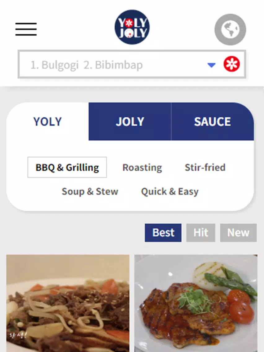 Zrzuty ekranu YOLYJOLY - Korean Foods iPad 