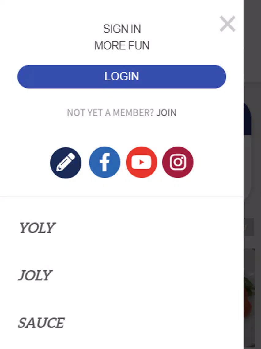 Zrzuty ekranu YOLYJOLY - Korean Foods iPad 