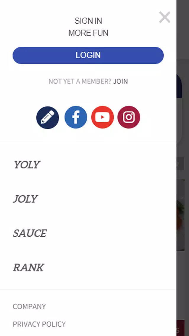 Zrzuty ekranu YOLYJOLY - Korean Foods