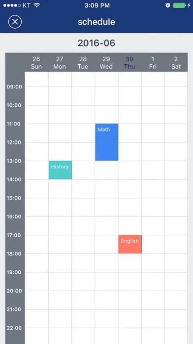 Tangkapan skrin ClassNote Attendance book