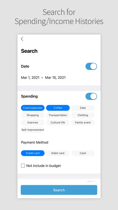 Tangkapan skrin DAILY POCKET - Budget Manager