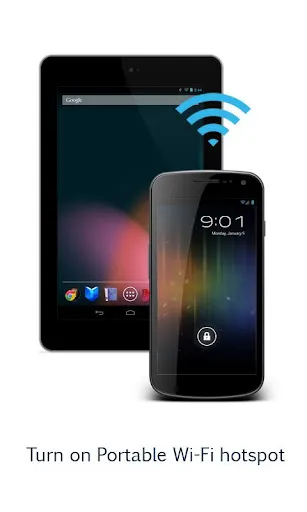 Zrzuty ekranu Portable Wi-Fi hotspot