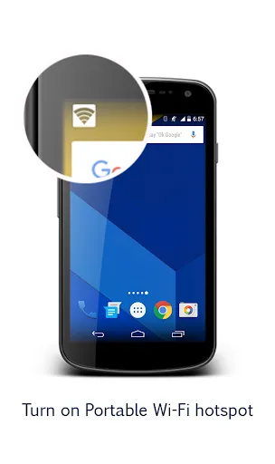 Zrzuty ekranu Portable Wi-Fi hotspot