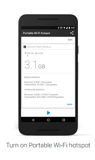 Zrzuty ekranu Portable Wi-Fi hotspot