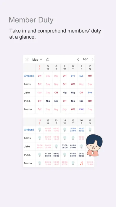 Capturas de pantalla de MYDUTY - Nurse Calendar