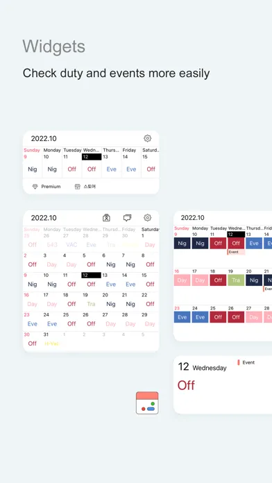 Capturas de pantalla de MYDUTY - Nurse Calendar