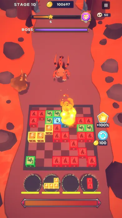 Captures d'écran de Blockin Monsters: Defense