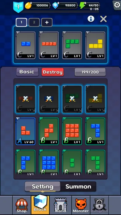 Captures d'écran de Blockin Monsters: Defense