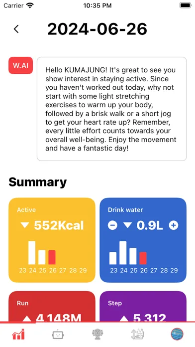 Capturas de pantalla de WarmUp - your smart coach