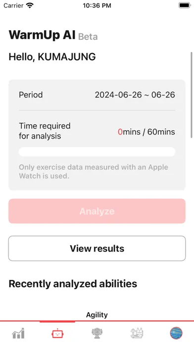 Capturas de pantalla de WarmUp - your smart coach