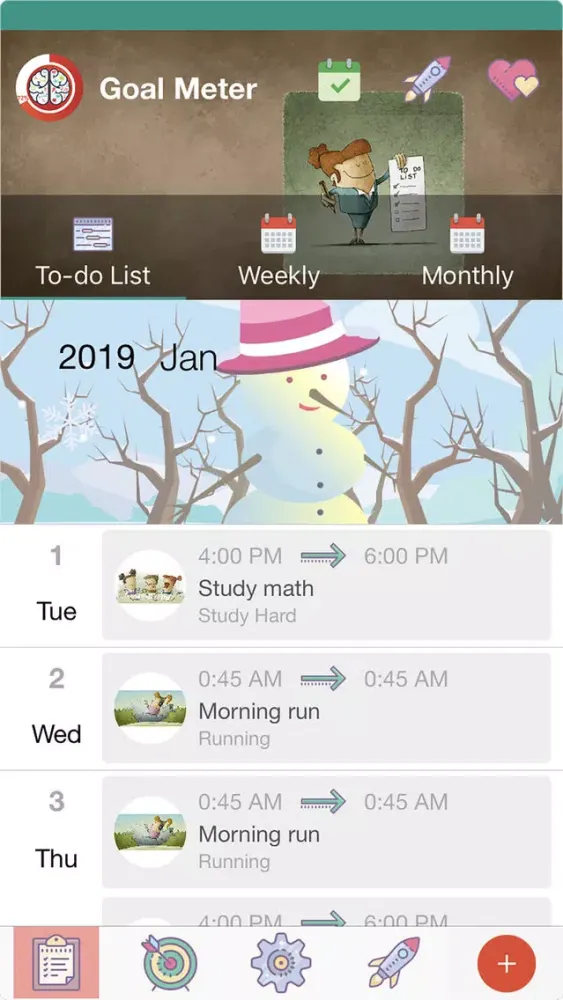 Goal Meter: Goal Tracker Screenshots