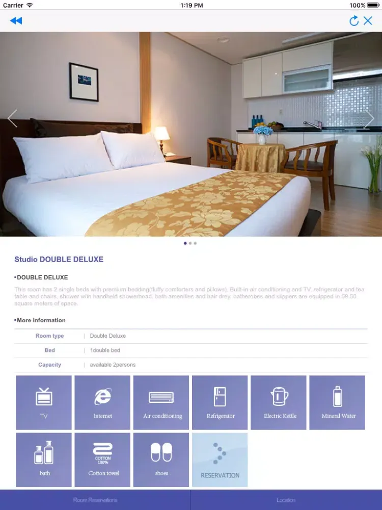 Ảnh chụp màn hình của Hotel Yeongjong iPad 