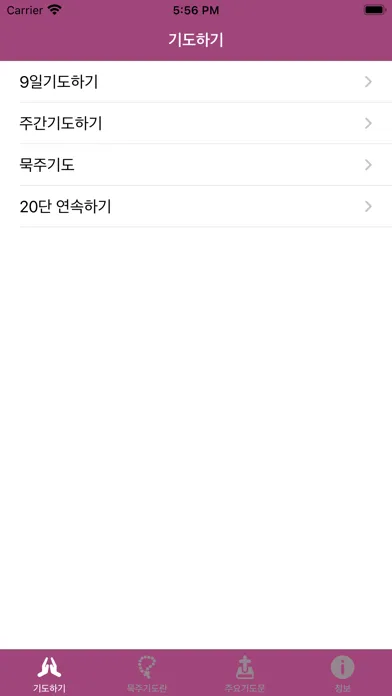 Zrzuty ekranu 성모님과 함께하는 묵주기도