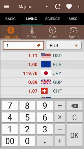 Скриншоты Unit Converter