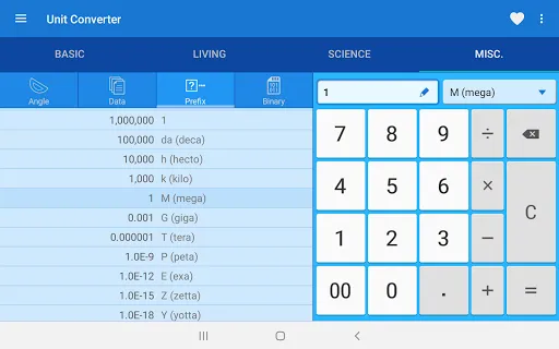 Скриншоты Unit Converter