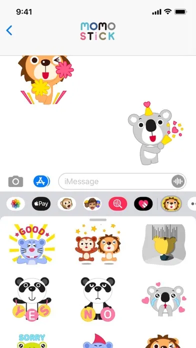 تصاویر MOMO Friends Stickers