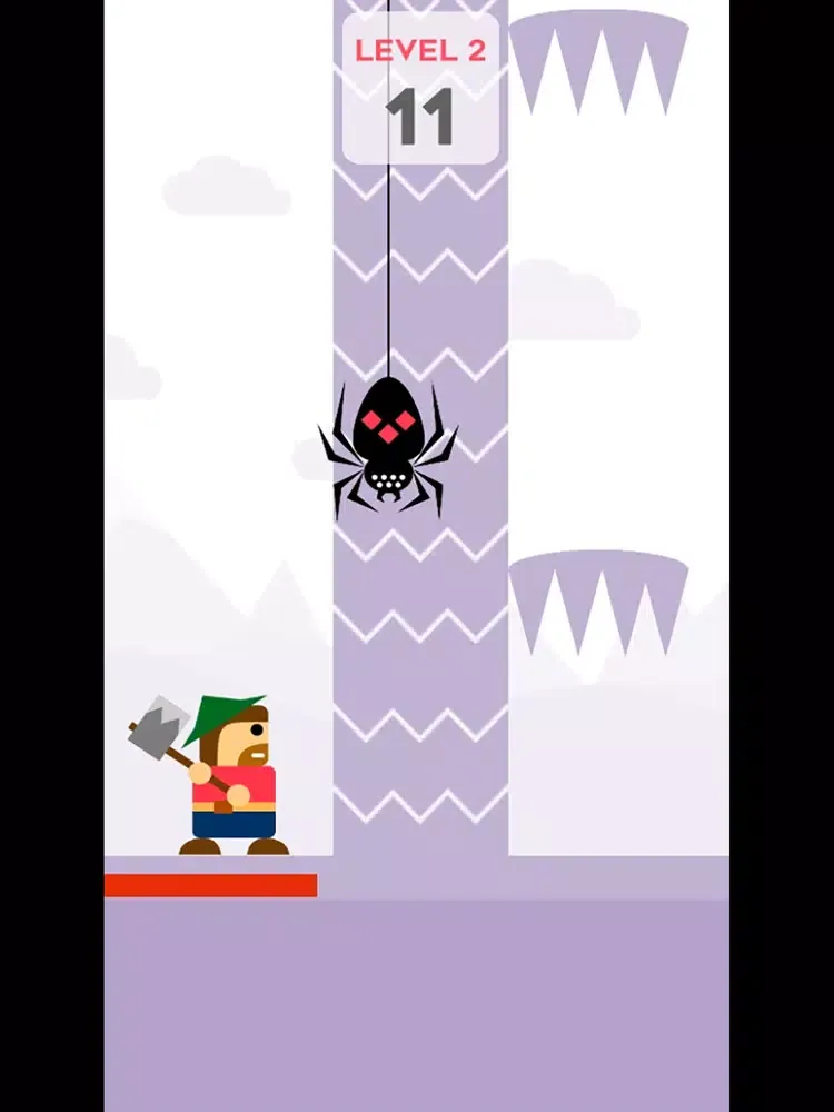 تصاویر Woodcutter VS Spider iPad 