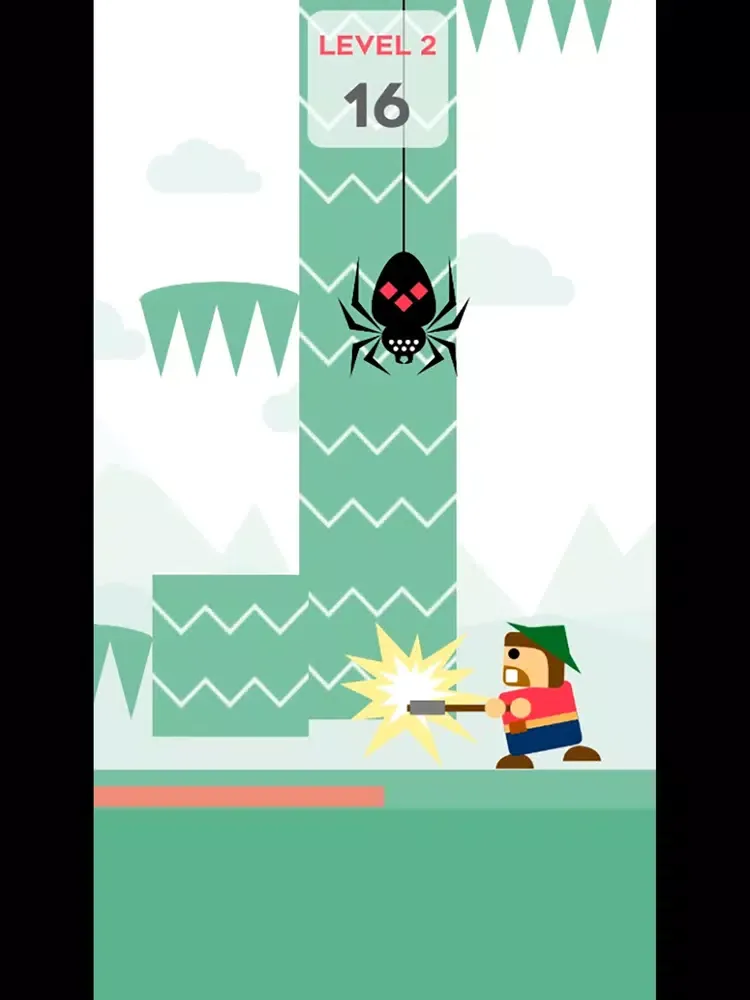 تصاویر Woodcutter VS Spider iPad 