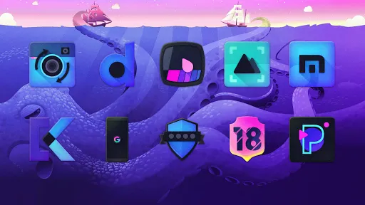 Kraken - Dark Icon Pack Screenshots