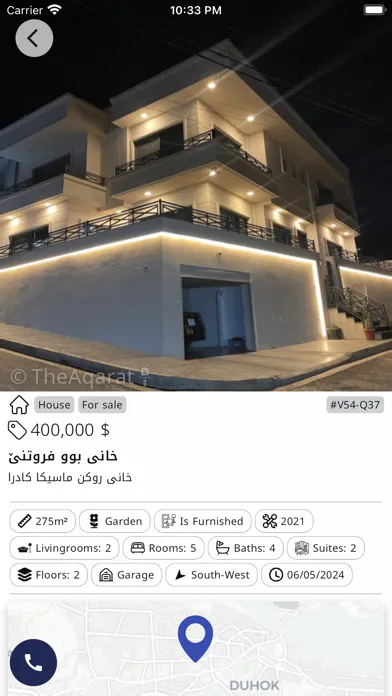 Zrzuty ekranu TheAqarat - Duhok Real Estate