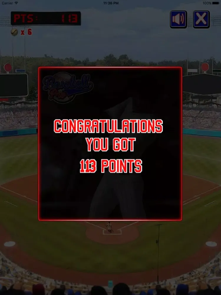 Baseball Pro - Hit The Ball iPad  Screenshots