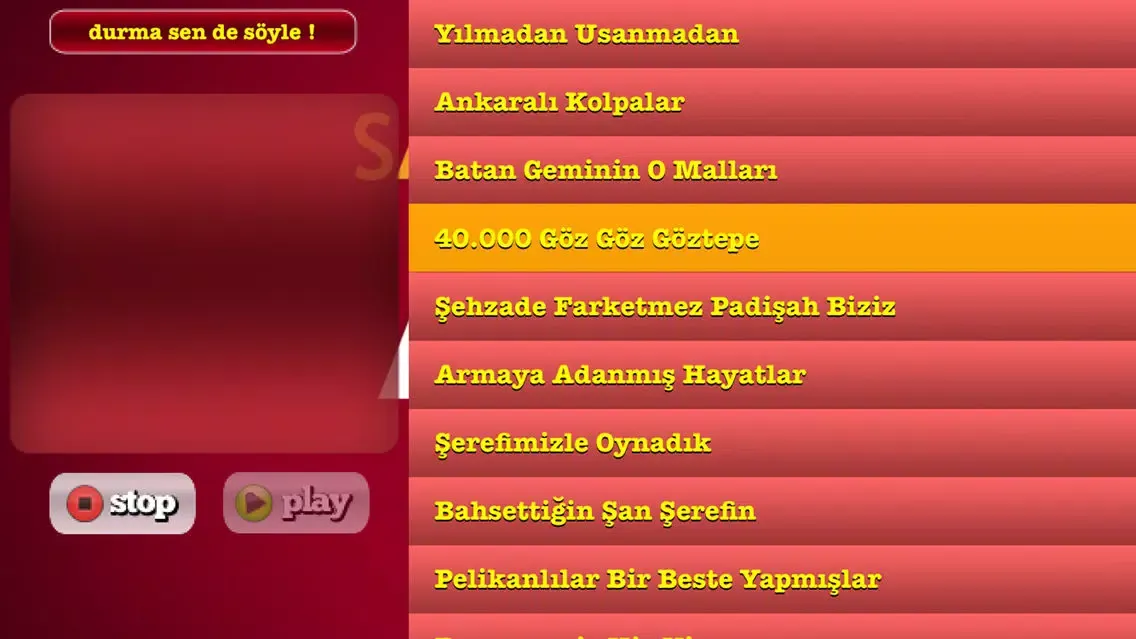 Ảnh chụp màn hình của Göztepe Marş,Taraftar,Zil Sesleri