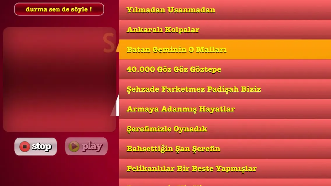 Ảnh chụp màn hình của Göztepe Marş,Taraftar,Zil Sesleri