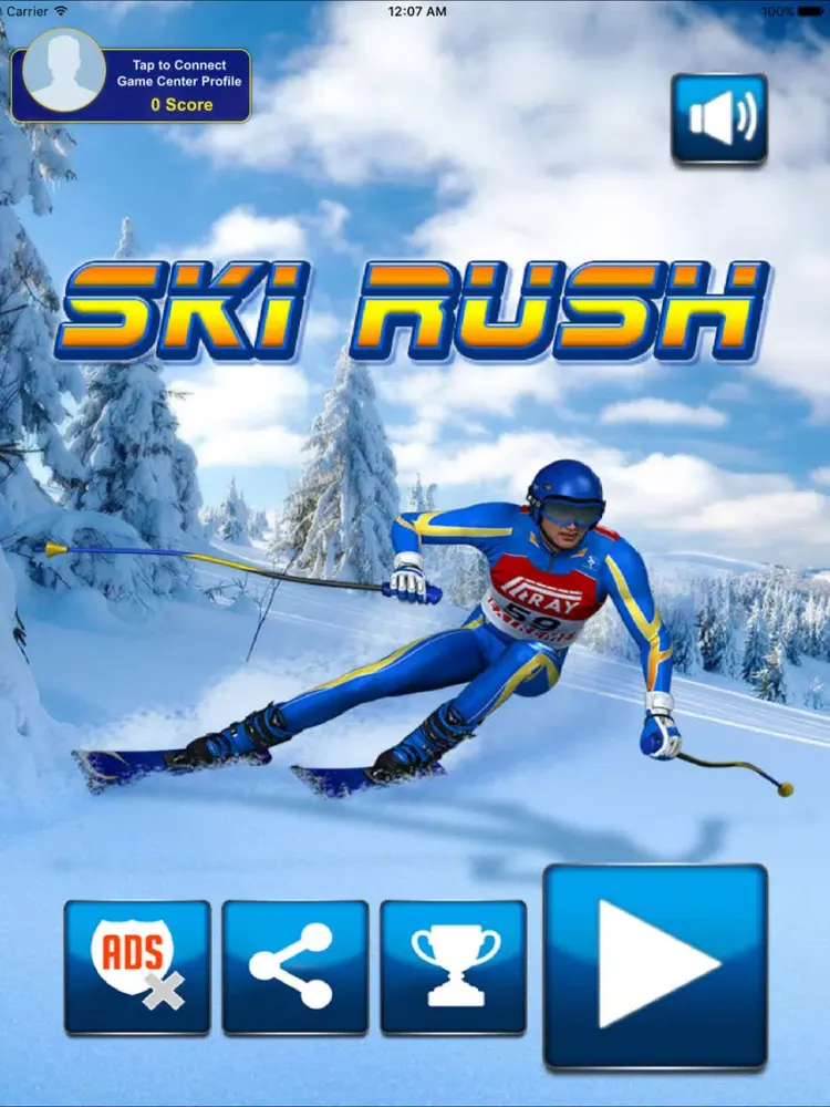 Captures d'écran de Ski Rush iPad 