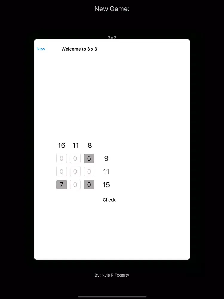 Absent Numbers iPad  스크린샷