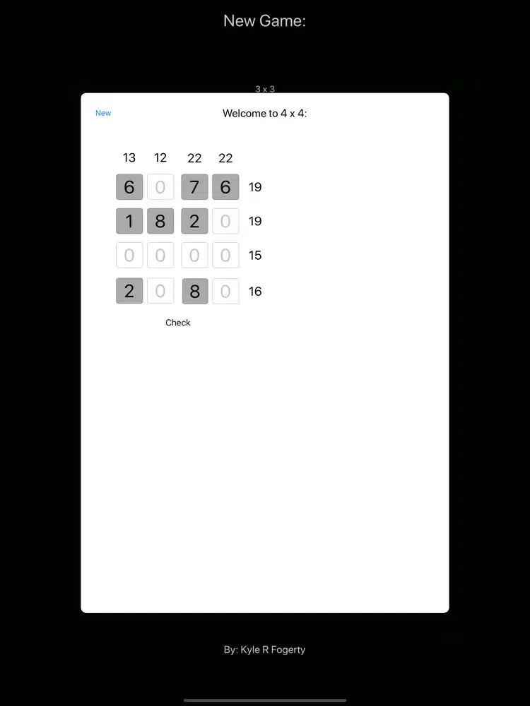 Absent Numbers iPad  스크린샷