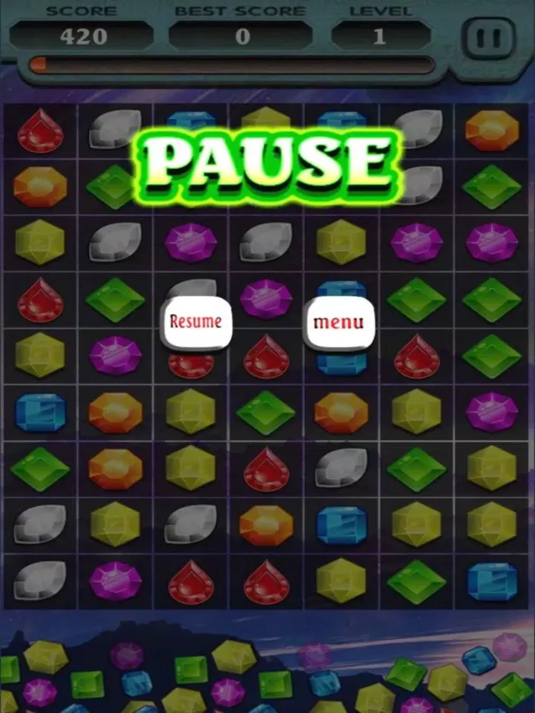 Capturas de tela do Jewels star classic-2019 iPad 